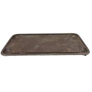 coleman rectangle pat. #330204 skillet rectangle baking grill grease traps READ